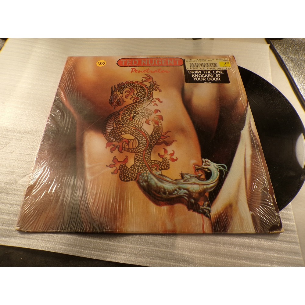 Ted Nugent Penetrator Vinyl LP 1984 Atlantic Records 80125-1 Hard Rock Record